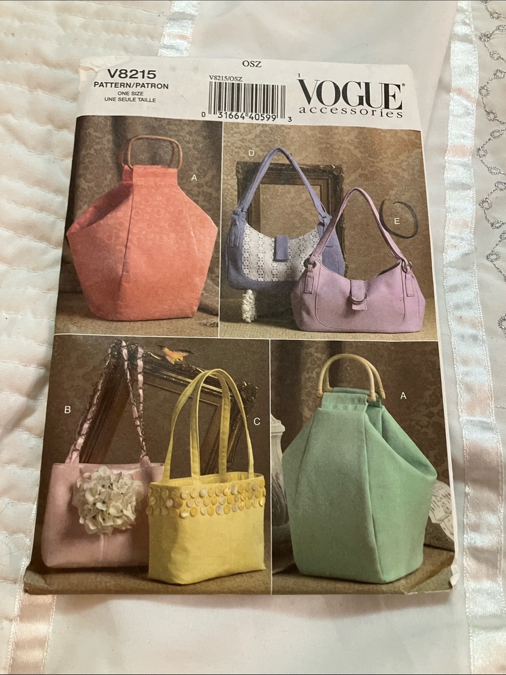 Vogue Pastel Tote & Shoulder Bag Set - Coral, Lavender, Pink, Yellow, Mint